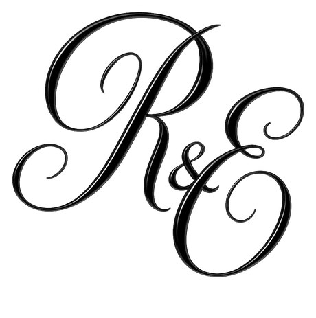 R and E monogram